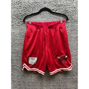 Ultra Game NBA Chicago Bulls Slam Active Basketball Training Shorts Red Size S